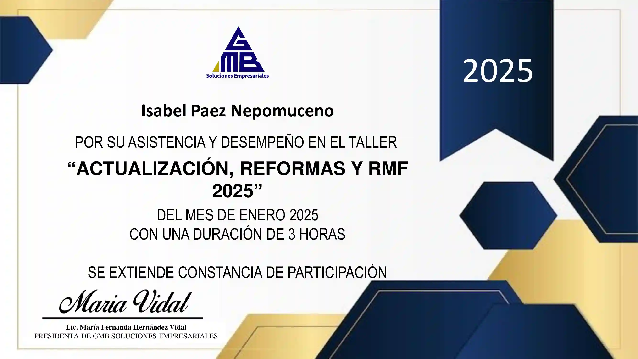Constancia: Actualización, reformas y RMF 2025
